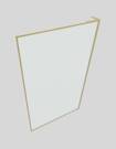 Kabina walk-in 75 Radaway Modo F SL Brushed Gold II z ramą prawa