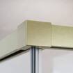 Kabina złoto szczotkowane Radaway Idea Brushed Gold KDD 100x110